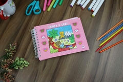 Imagem do Kit 2 Livros de colorir Comfy and Cozy + 24 Canetinhas