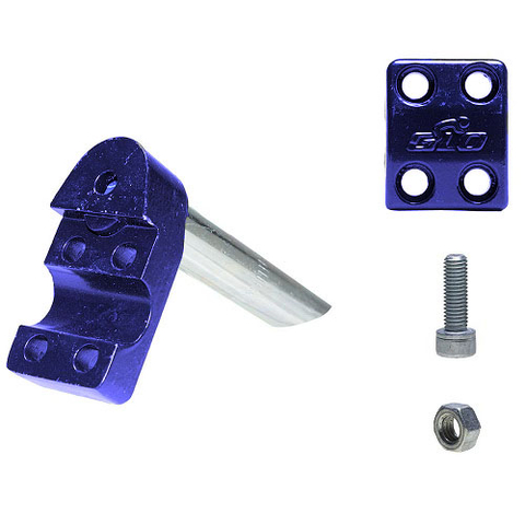 Suporte guidao alum cross line (jr) 4prf azul (535)-Glometal-C7PCLD