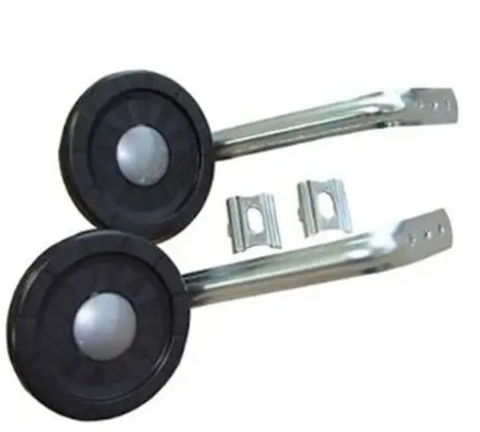 Roda lateral 12 c/sup. preta-Brics-PLT-CENT