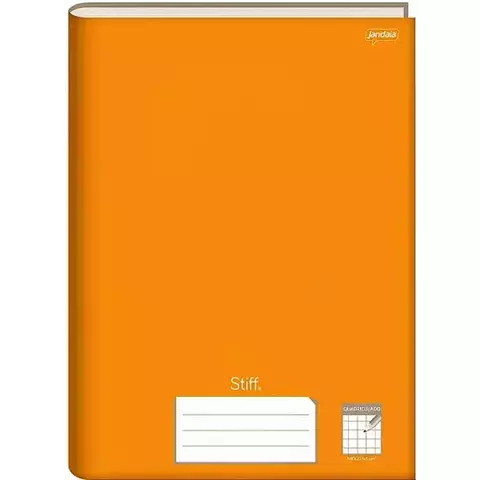 Caderno Brochura Quadriculado 1x1 capa dura