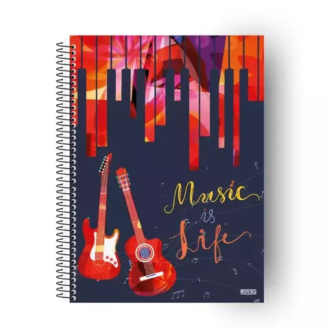 Caderno de Música Capa Dura