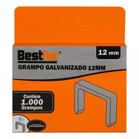 Grampos Bestfer Galvanizados 12mm