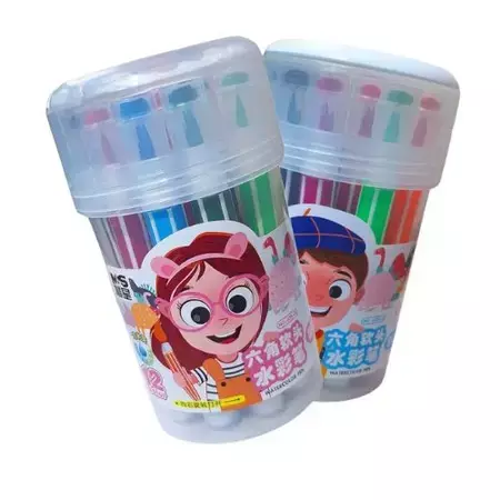 Kit com 12 Canetinhas Coloridas