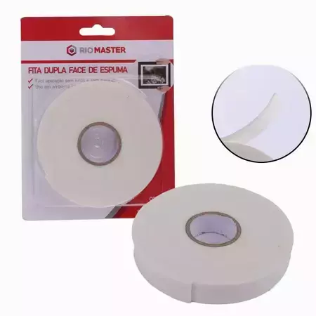 Fita Dupla Face de Espuma 17mm x 3,80m