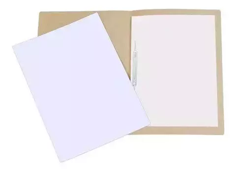 Pasta com ferragem de papelão cores variadas