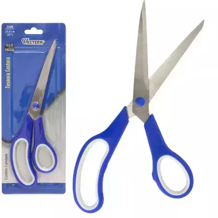 Tesoura de Costura multiuso açço inox 25,4 x 10" Western