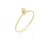 Anel Rommanel Solitário Skinny Ring com Zircônia 512180