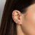 Brinco Rommanel Ear Wrap de Borboleta com Zircônias 527038