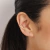 Brinco Rommanel Piercing de Pressão com Corações 526768