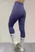 Calza larga seamless BALANCE (azul violeta) - comprar online