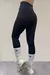Calza larga seamless BALANCE (negro) - comprar online