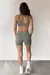 Top seamless BALANCE (verde visón) - tienda online