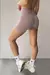 Calza corta seamless BALANCE (lila tostado) - comprar online