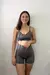 Calza corta seamless Elevate (gris melange)