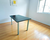 MESA RINA 1.40 x 0.85 BASE 50 X 50 WENGUE CAÑO GRIS