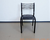 SILLA RINA SUPERPERLINA TAPIZ NEGRO CAÑO NEGRO - comprar online