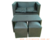 SOFA 2 CUERPOS + MESA + 2 BUTACAS ECOCUERO CHOCOLATE - Villanova Hogar