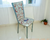 SILLA RINA VALENCIA TAPIZ BEIGE/ROJO CAÑO GRIS