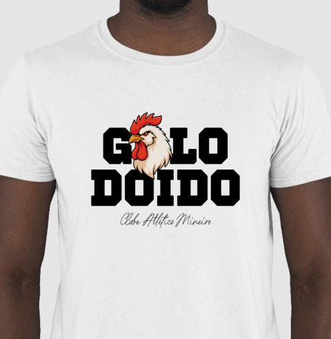 Camiseta Algodão Galo Doido