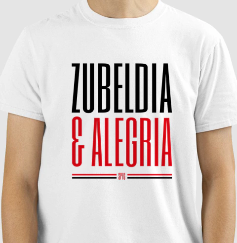 Camiseta Algodão Zubeldia & Alegria Faixa