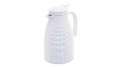 GARRAFA TERMICA DE PLASTICO BRANCA 1L