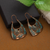 Brincos Em Bronze Vintage