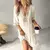 Vestido Boho Vintage Bordado De Linho E Algodão