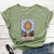 Imagem do Camiseta Retrô Carta de Tarot "Sun"
