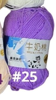 Lã Milk Cotton 50g - Criativos4you