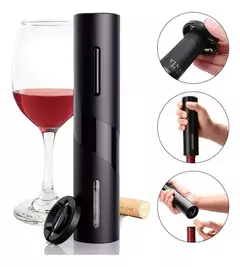 Saca Corcho Automatico Electrico Abridor Vinos Sacacorcho - Mercado Flash