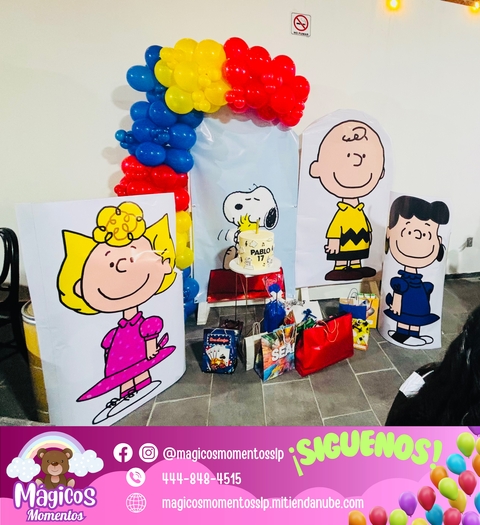 Set de fotos “Snoopy” Cumpleaños