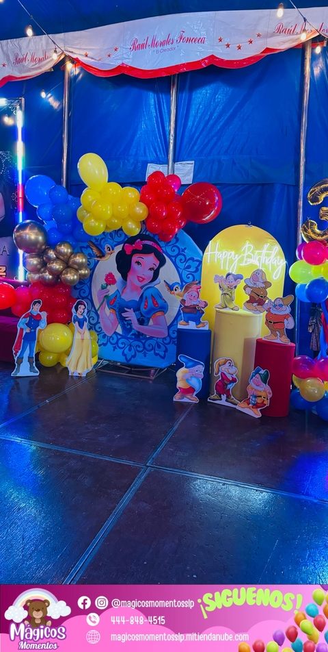Set de fotos Cumpleaños “Blanca Nieves”