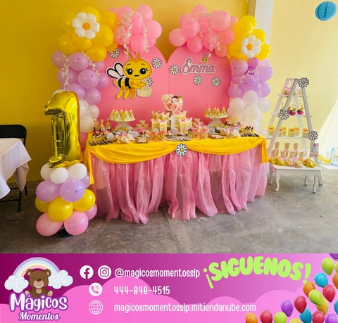 Mesa de dulces "Abejita" Cumpleaños