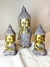Figura Buda Infantil Dorado y Gris