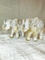 ELEFANTE CHICO BLANCO Y DORADO