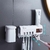 Dispenser Automático de Pasta de Dente com Esterilizador UV e Porta Escovas - comprar online