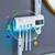 Dispenser Automático de Pasta de Dente com Esterilizador UV e Porta Escovas - loja online