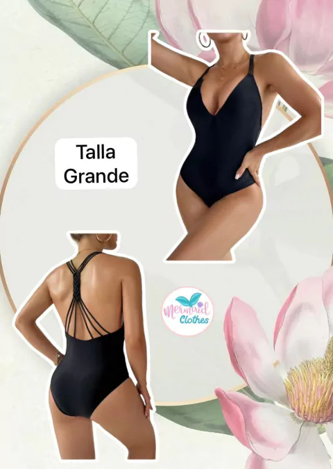 Traje de Baño Clasico Tiras Espalda