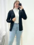 Cardigan de tricot Preto 101061