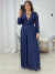Macacão de tule com lurex Azul 22912 - comprar online