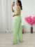 Macacão Alça Larga Verde 23391 - comprar online