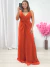 Vestido Longo alcinha Terracota 23921 - Senhorita Frida
