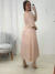 Vestido Laise com manga Rosa 24372 na internet