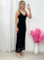 Vestido de tricot Midi Preto 24651 - comprar online