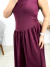 Vestido moletinho Assimétrico Bordô 24862 na internet
