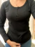 Blusa manga longa Preta 31211 - comprar online