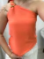 Blusa mula manca com fivela Salmão 36012 - Senhorita Frida