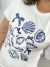 T-shirt Conchas Off 36081 - Senhorita Frida