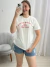 T-shirt Santa Monica Off com escrita Vermelha 36092 na internet