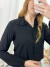 Cropped Camisa com Bolso Preto 37041 - comprar online